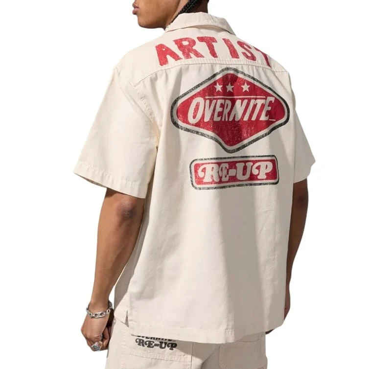 Jordan Craig The Re-Up Mechanic Shirt (Bone) 2058 - Image 2
