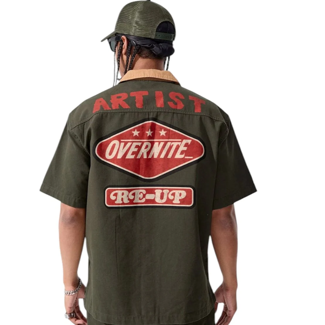 Jordan Craig The Re-Up Mechanic Shirt (Dark Green) 2051 - Image 2