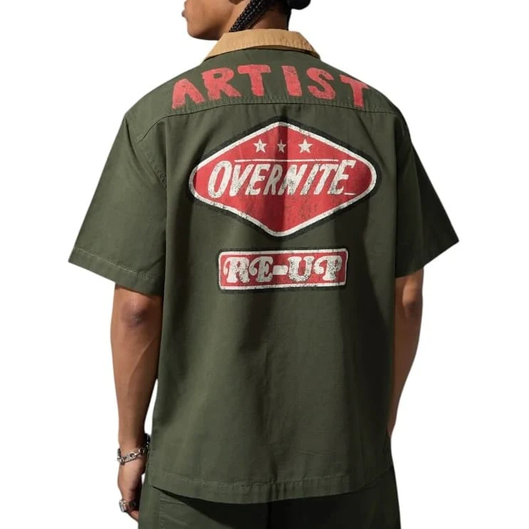 Jordan Craig The Re-Up Mechanic Shirt (Dark Green) 2058 - Image 2