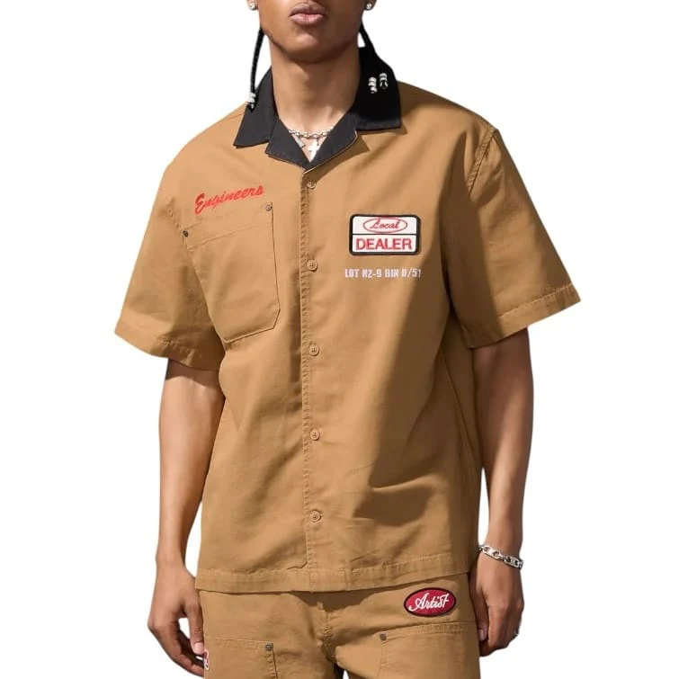 Jordan Craig The Re-Up Mechanic Shirt (Wheat) 2058