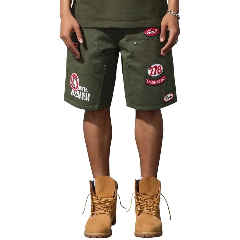 Jordan Craig The Retro Re-Up Shorts (Dark Green) 2058S