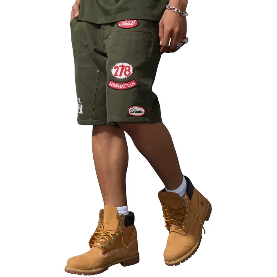Jordan Craig The Retro Re-Up Shorts (Dark Green) 2058S - Image 2