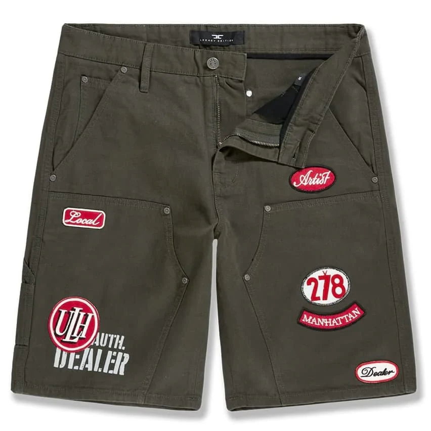 Jordan Craig The Retro Re-Up Shorts (Dark Green) 2058S - Image 3