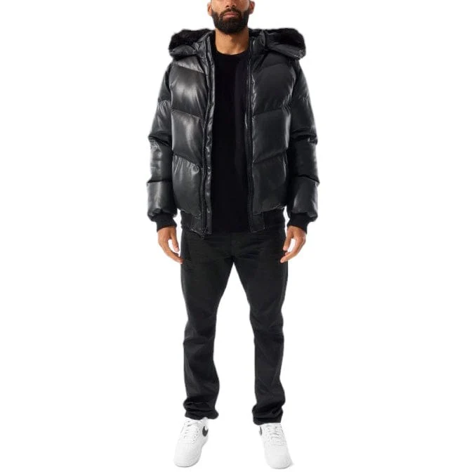 Jordan Craig Thriller Puffer Jacket (Black) 91636 - Image 3