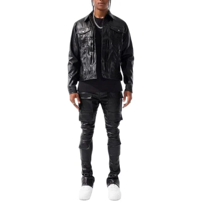 Jordan Craig Thriller Trucker Jacket (Black) JJ1218 - Image 2