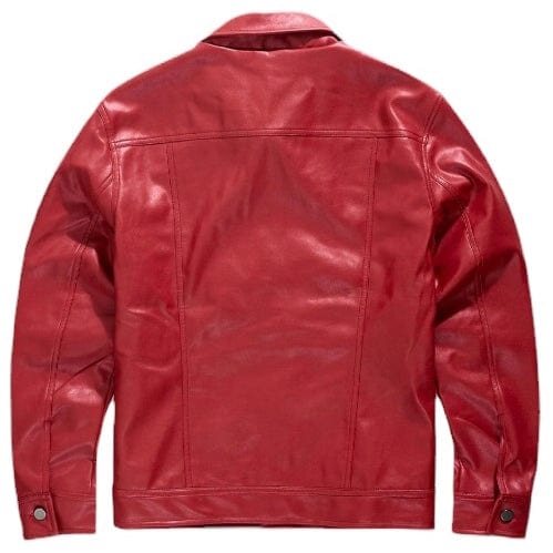 Jordan Craig Thriller Trucker Jacket (Red) JJ1218 - Image 4