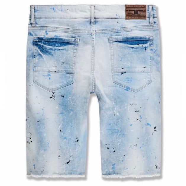Jordan Craig Time's Up Denim Shorts (Ice Blue) J3175S - Image 2