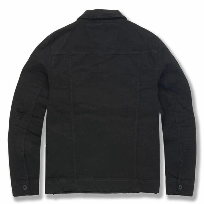 Jordan Craig Tribeca Twill Trucker Jacket (Black) JJ950R - Image 2