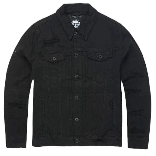 Jordan Craig Tribeca Twill Trucker Jacket (Black) JJ990R - Image 2