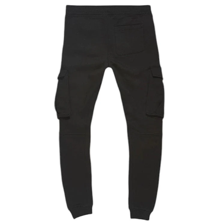 Jordan Craig Uptown Cargo Joggers (Black) 8863 - Image 3