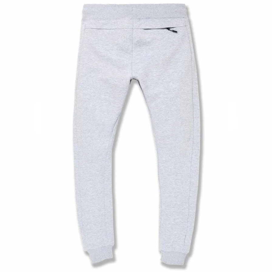 Jordan Craig Uptown Jogger Sweatpants (Heather Grey) 8620 - Image 2