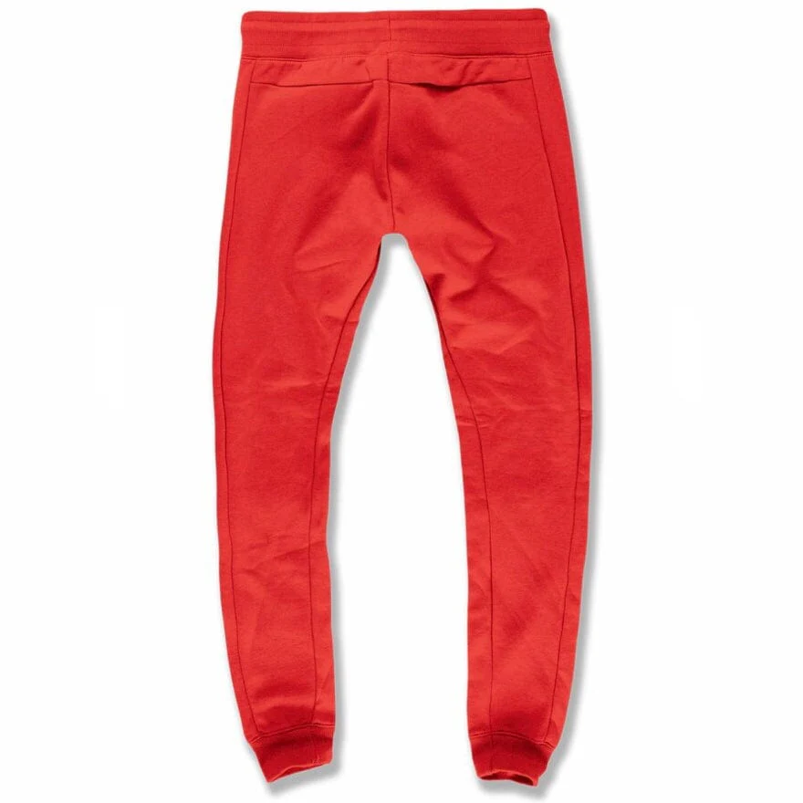Jordan Craig Uptown Jogger Sweatpants (Red) 8620 - Image 2