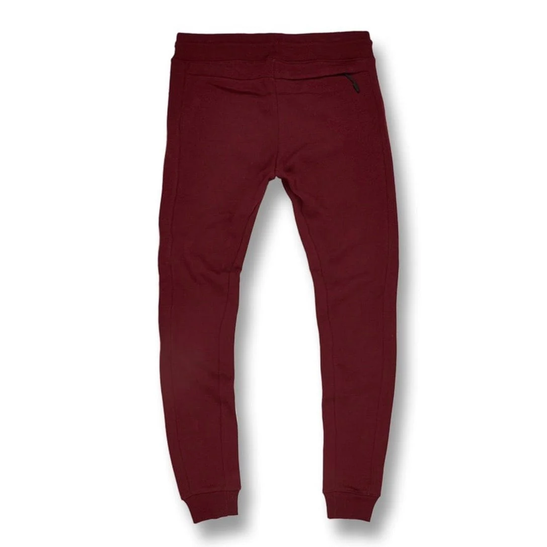 Jordan Craig Uptown Jogger Sweatpants (Wine) 8520 - Image 2