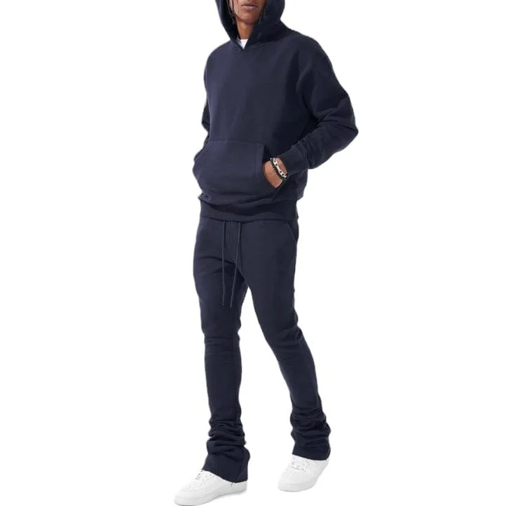 Jordan Craig Uptown Stacked Sweatpants (Navy) - Image 3