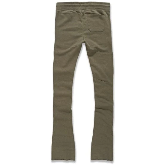 Jordan Craig Uptown Stacked Sweatpants (Olive) 8821L - Image 2