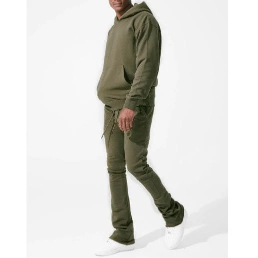 Jordan Craig Uptown Stacked Sweatpants (Olive) 8821L - Image 3