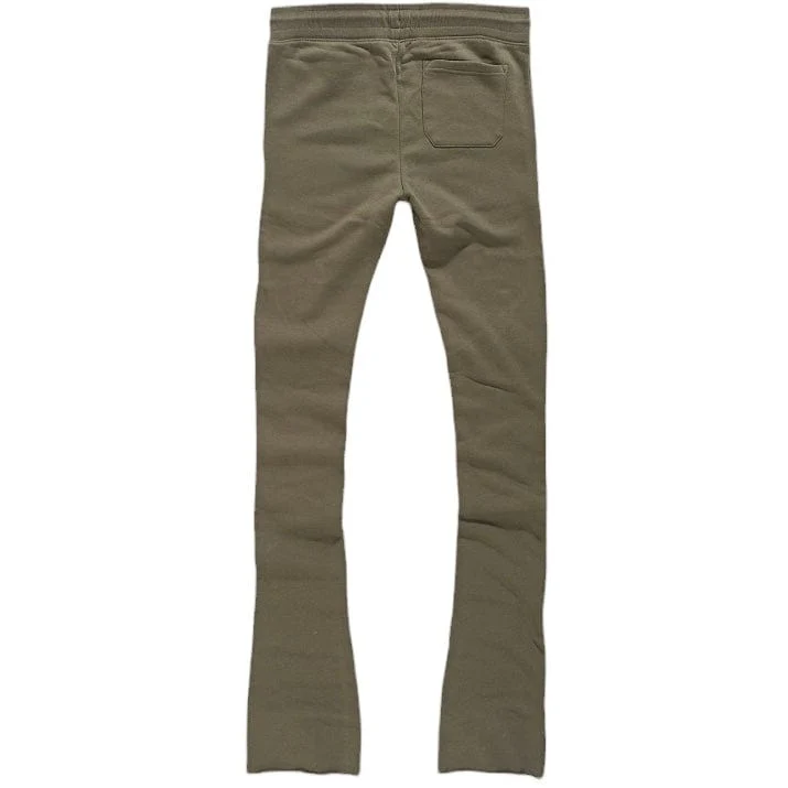 Jordan Craig Uptown Stacked Sweatpants (Olive) 8860L - Image 2
