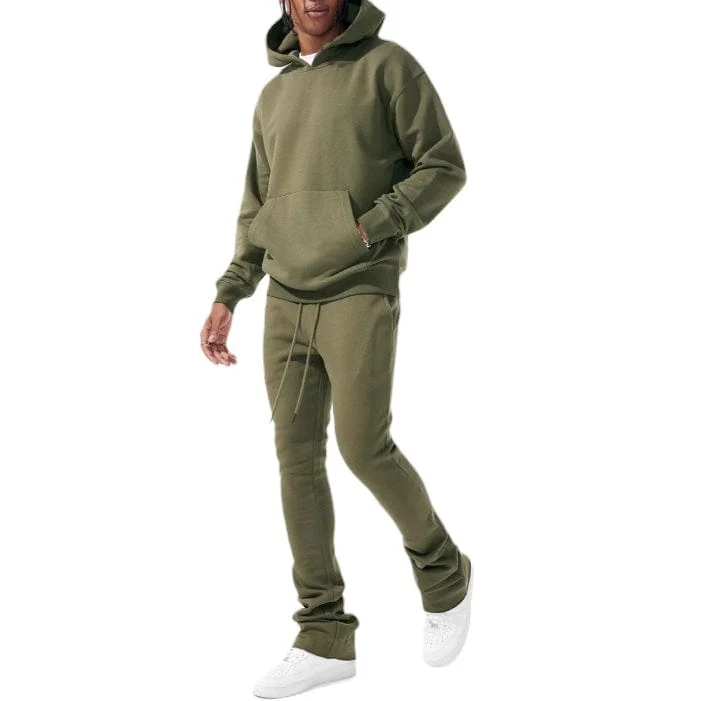 Jordan Craig Uptown Stacked Sweatpants (Olive) 8860L - Image 3
