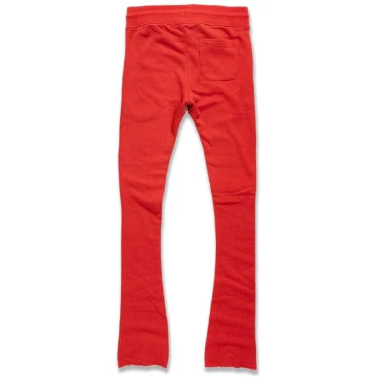 Jordan Craig Uptown Stacked Sweatpants (Red) 8821L - Image 2