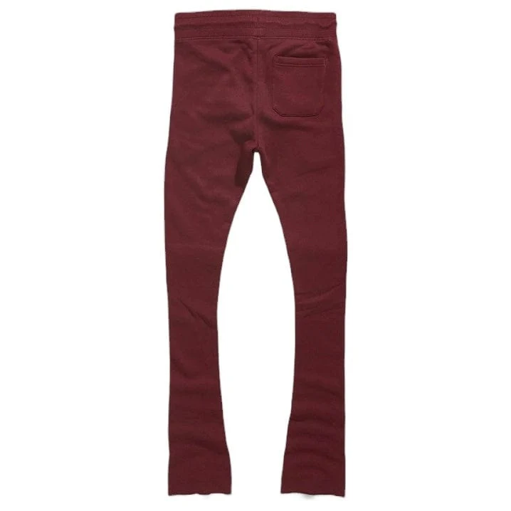 Jordan Craig Uptown Stacked Sweatpants (Wine) - Image 2