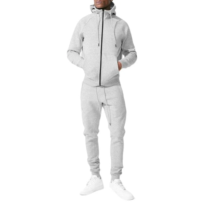 Jordan Craig Uptown Zip-Up Hoodie (Heather Grey) - 8820H - Image 2