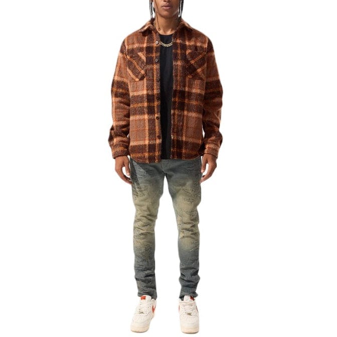 Jordan Craig Vandal Flannel Shacket (Brown) 2562 - Image 3