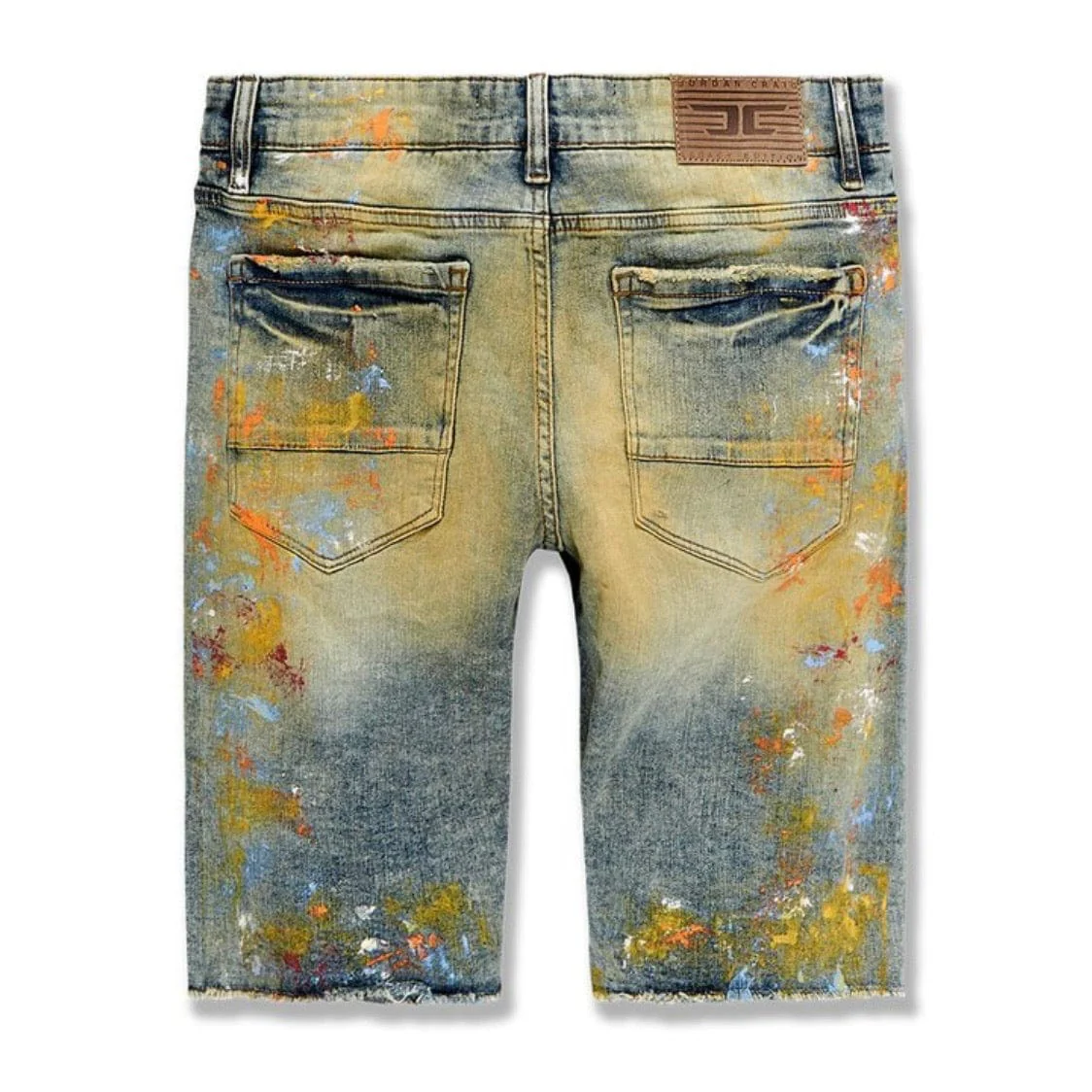 Jordan Craig Vegas Striped Denim Shorts (Desert Storm) J3167S - Image 2