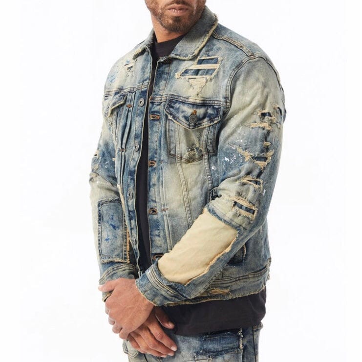 Jordan Craig Washington Heights Denim Trucker Jacket (Desert Storm) 91557 - Image 2