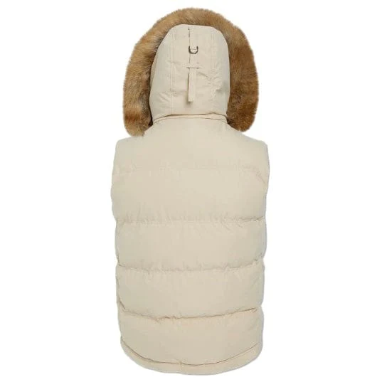 Jordan Craig Yukon Fur Lined Puffer Vest (Khaki) 9374V - Image 5