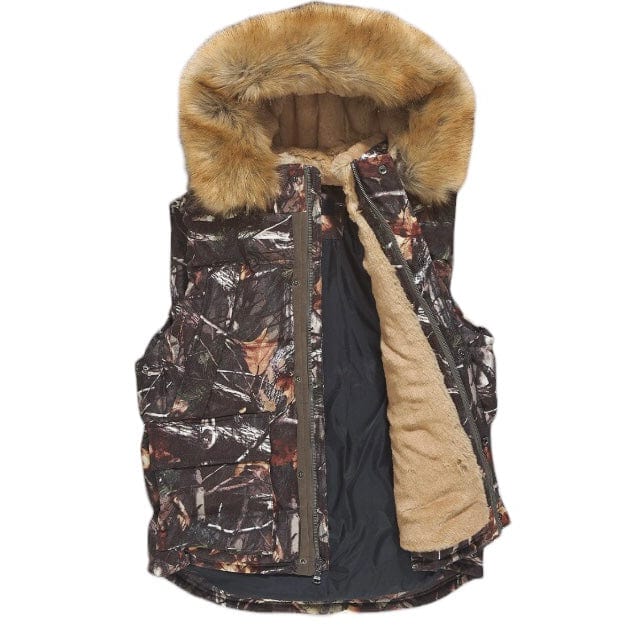 Jordan Craig Yukon Fur Lined Puffer Vest (Real Tree) 9377VC - Image 4