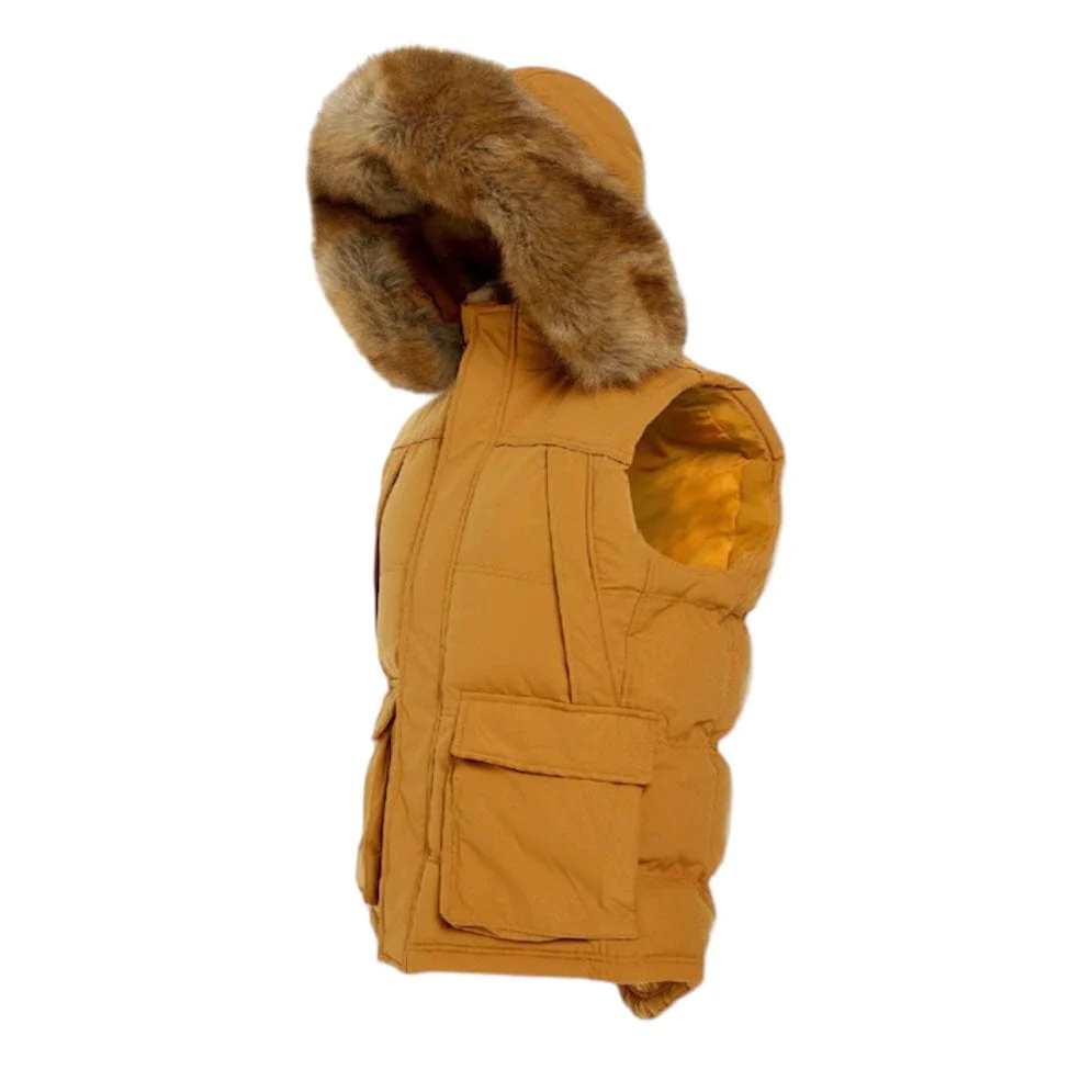 Jordan Craig Yukon Fur Lined Puffer Vest (Wheat) 9374V - Image 2