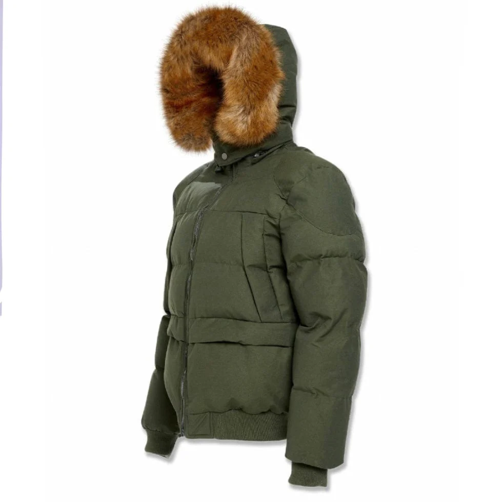 Jordan Cross Bay Bomber Jacket (Army Green) 91615 - Image 2