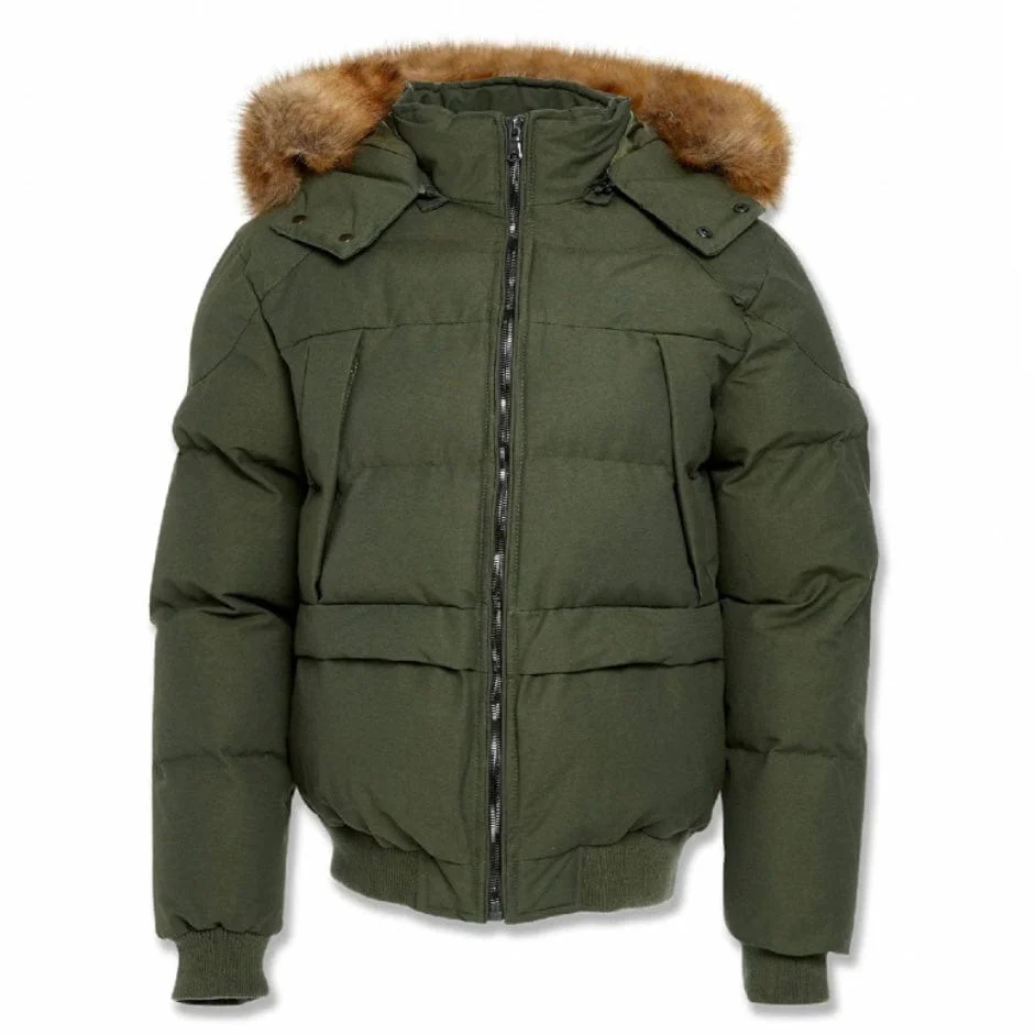 Jordan Cross Bay Bomber Jacket (Army Green) 91615 - Image 4