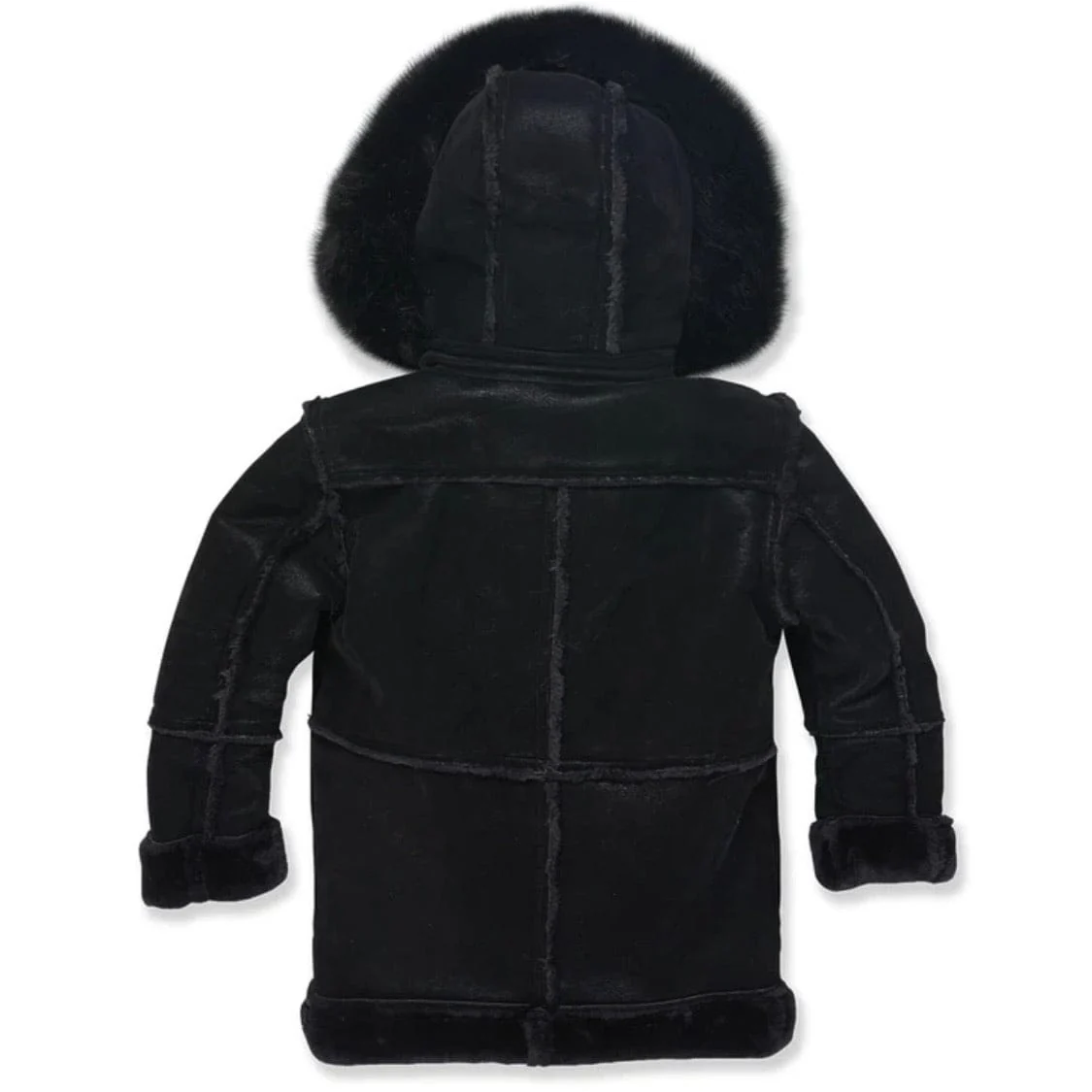 Boys Jordan Craig Denali Shearling Jacket (Black) 91540B - Image 2