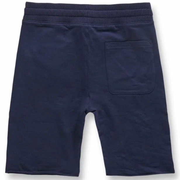 Juniors Jordan Craig Palma French Terry Shorts (Navy) 8350SAB - Image 2