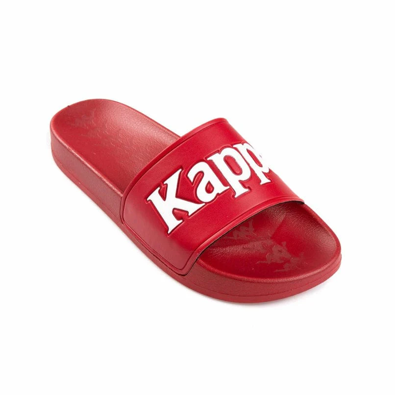 Kappa 222 Banda Adam 9 Slide (Red/White) 304JPU0 - Image 3