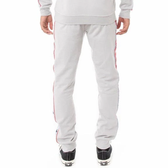 Kappa 222 Banda Alanz 3 Sweatpants (Grey/Blue/Red) - Image 3