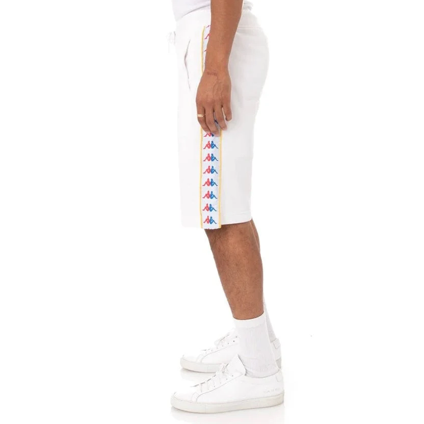 Kappa 222 Banda Cagway Shorts (White/Fuchsia/Blue/Yellow) - Image 2
