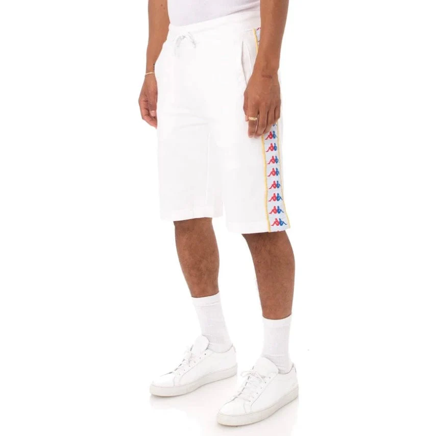 Kappa 222 Banda Cagway Shorts (White/Fuchsia/Blue/Yellow) - Image 3