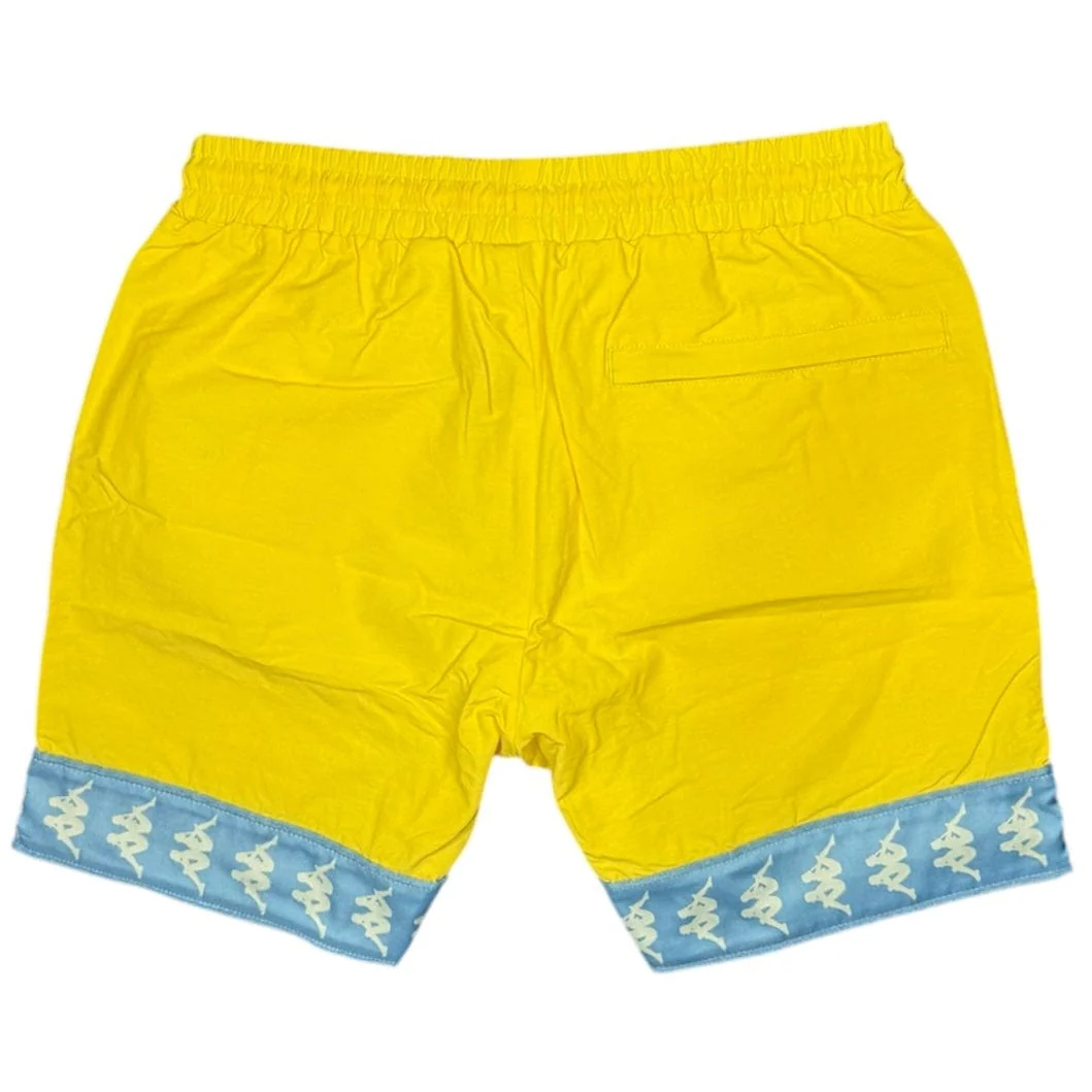 Kappa 222 Banda Calabash 3 Shorts (Yellow/Light Blue) 381E5MW - Image 2