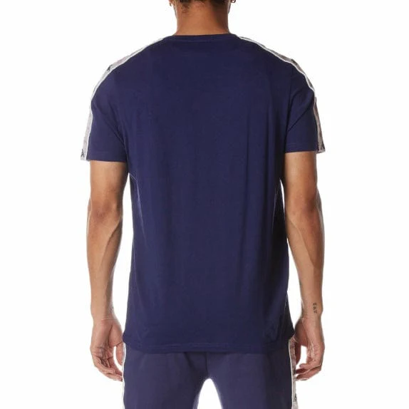 Kappa 222 Banda Deto 2 T Shirt (Navy) 34198GW - Image 4