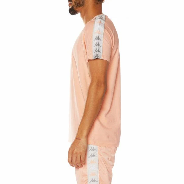 Kappa 222 Banda Deto 2 T Shirt (Peach) 34198GW - Image 3