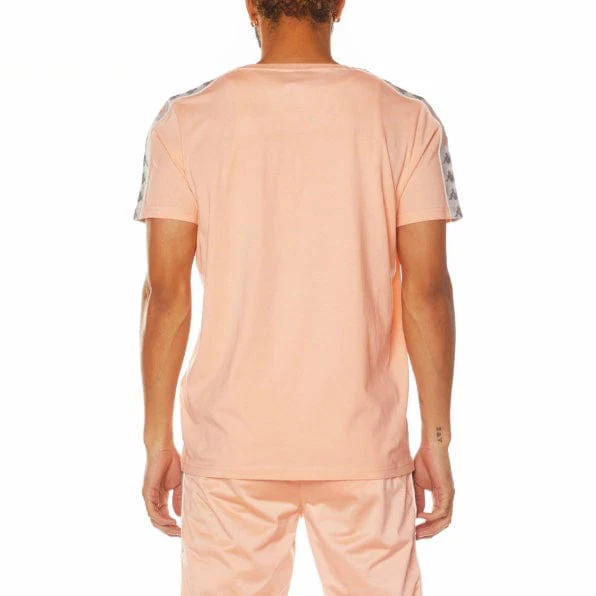 Kappa 222 Banda Deto 2 T Shirt (Peach) 34198GW - Image 4