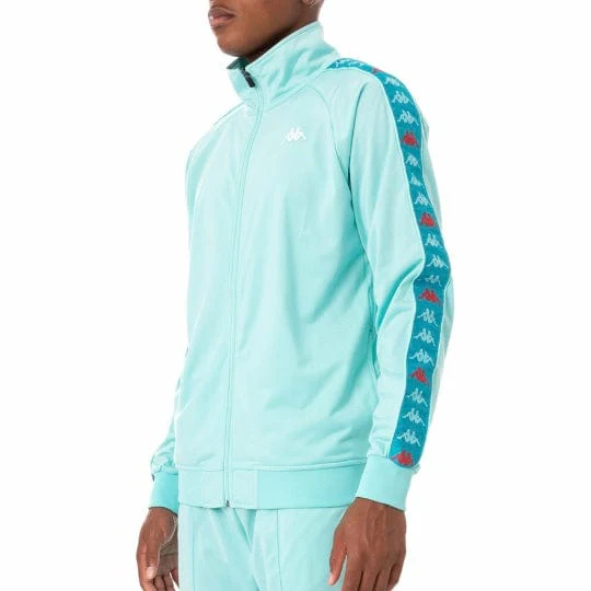 Kappa 222 Banda Dullo Track Jacket (Blue Peacock/Red) 3113L9W - Image 2