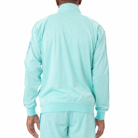 Kappa 222 Banda Dullo Track Jacket (Blue Peacock/Red) 3113L9W - Image 4