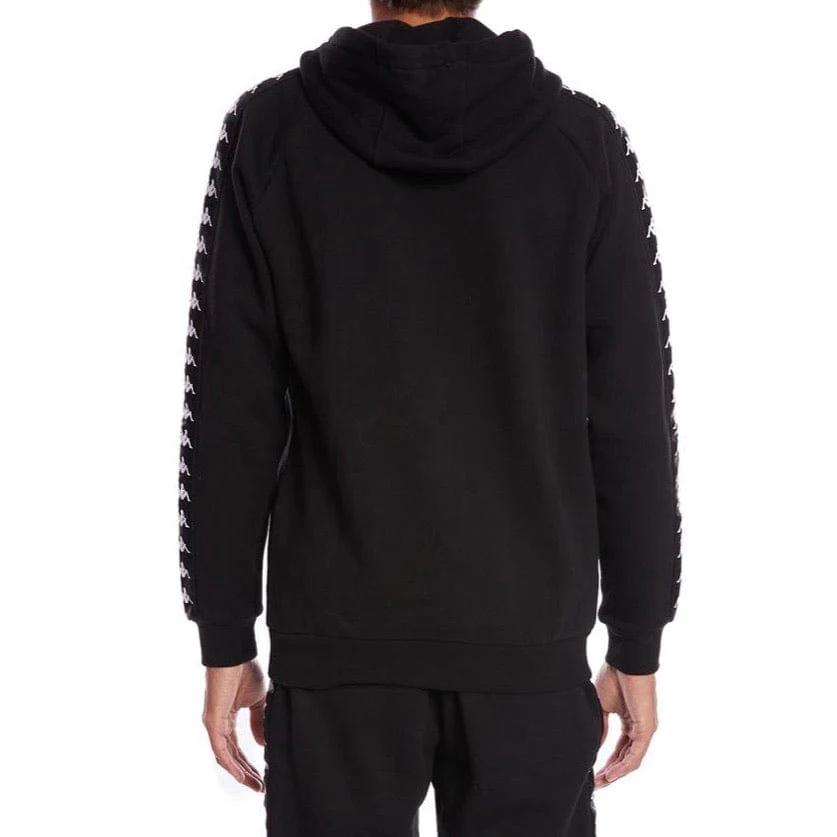 Kappa 222 Banda Hurtado 2 Hoodie (Black/White) - Image 3