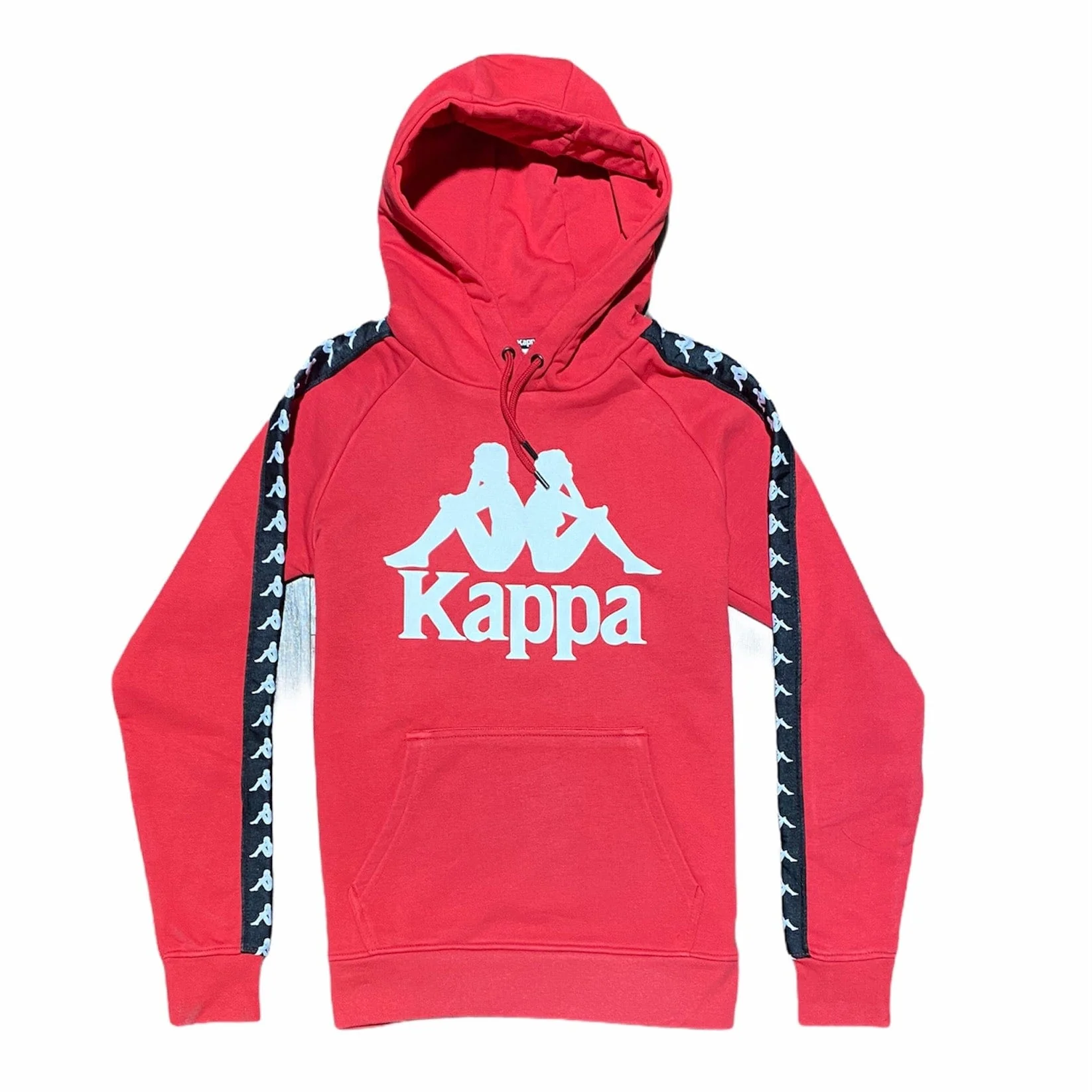 Kappa 222 Banda Hurtado 2 Hoodie (Red/Black) - Image 3