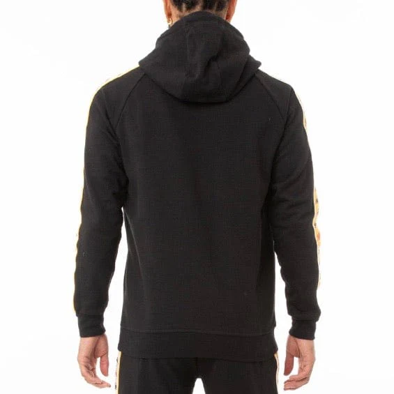 Kappa 222 Banda Hurtado 3 Hoodie (Black-Red/Yellow-Gold) - Image 4