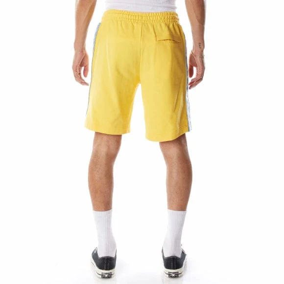 Kappa 222 Banda Marvz 2 Shorts (Yellow/Light Blue) 311BHPW - Image 4