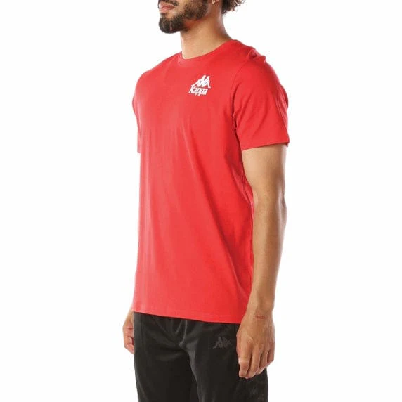 Kappa Authentic Ables T Shirt (Red Paprika) 351B7HW - Image 2